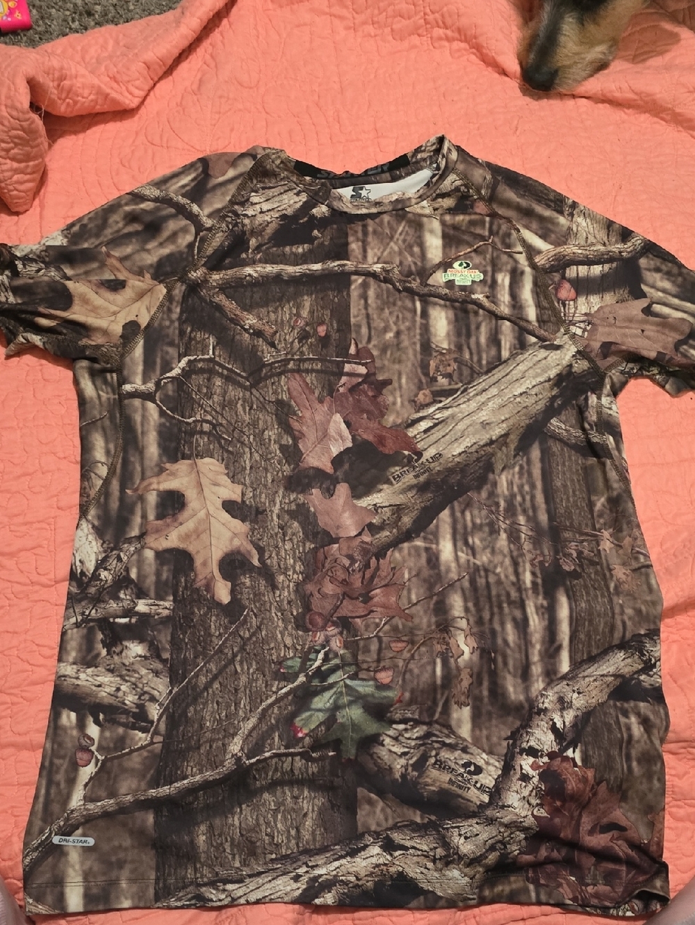 Starter, Mossy Oak Realtree Camo Short-Sleeve Tee - Brown/Green